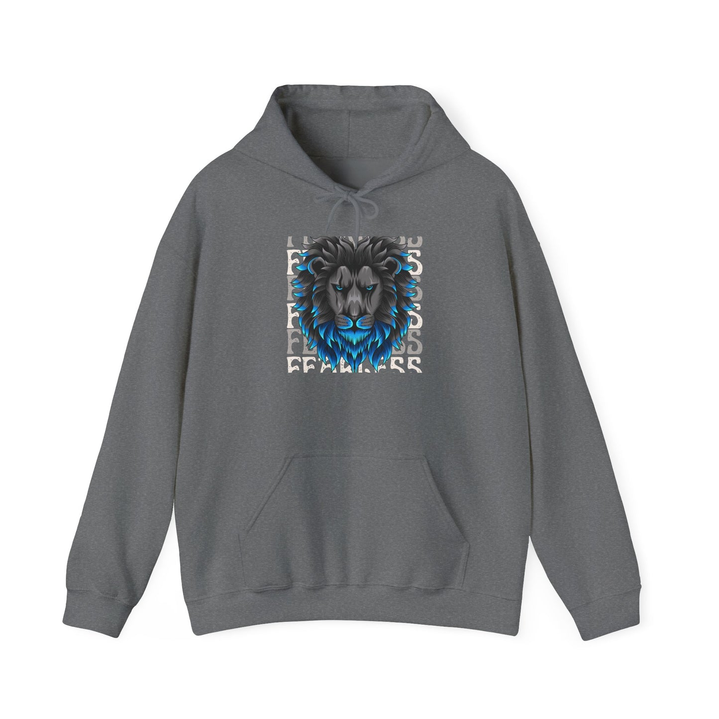 Majestic Lion Hooded Sweatshirt, Unisex Heavy Blend™