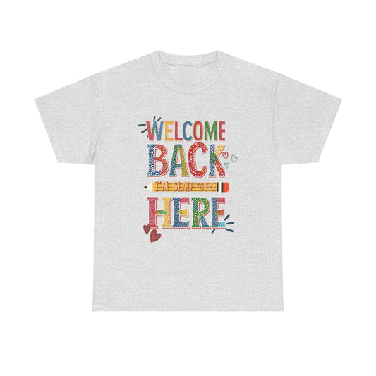 Welcome back to school, Unisex Cotton Shirt
