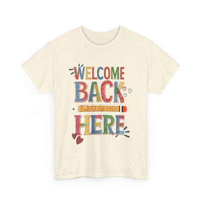Welcome back to school, Unisex Cotton Shirt