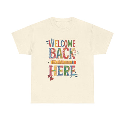 Welcome back to school, Unisex Cotton Shirt
