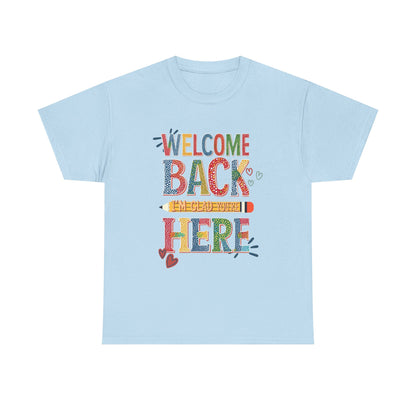 Welcome back to school, Unisex Cotton Shirt