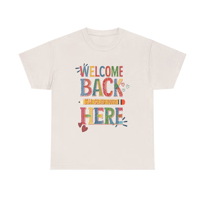 Welcome back to school, Unisex Cotton Shirt