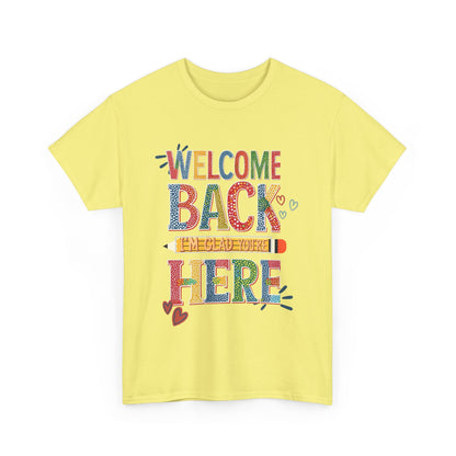 Welcome back to school, Unisex Cotton Shirt