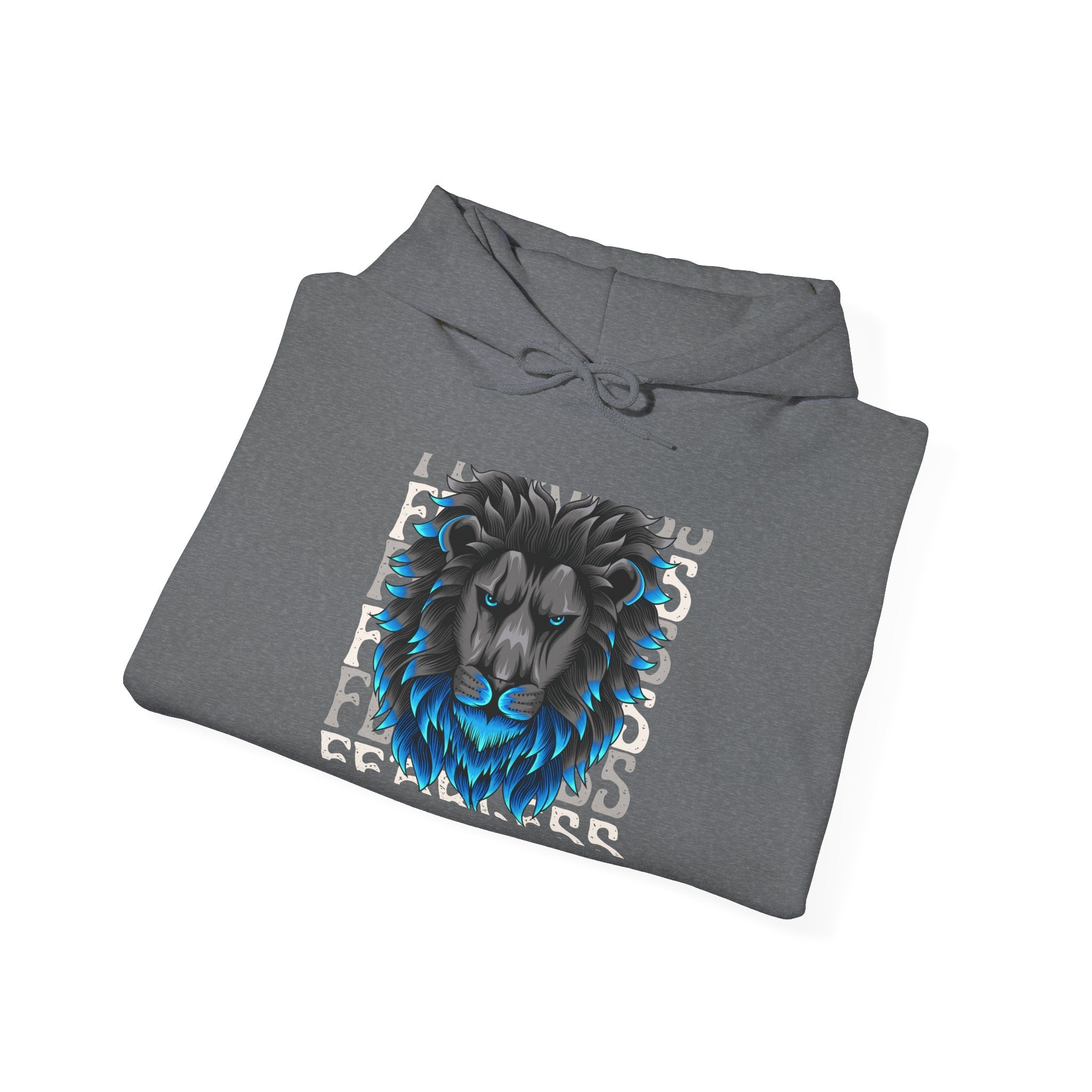 Majestic Lion Hooded Sweatshirt, Unisex Heavy Blend™