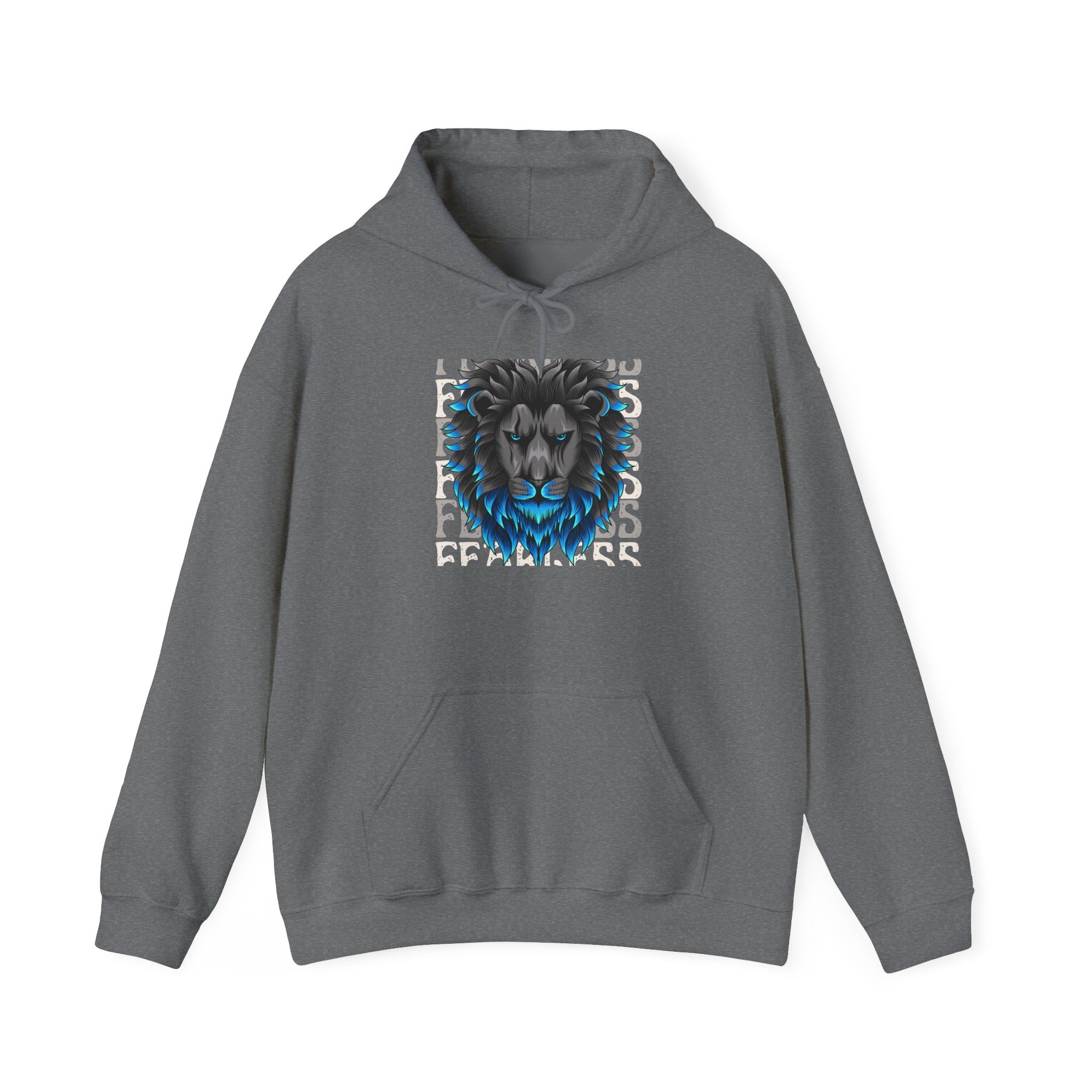 Majestic Lion Hooded Sweatshirt, Unisex Heavy Blend™