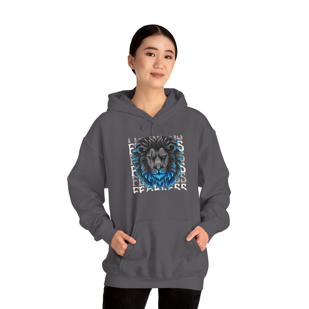Majestic Lion Hooded Sweatshirt, Unisex Heavy Blend™